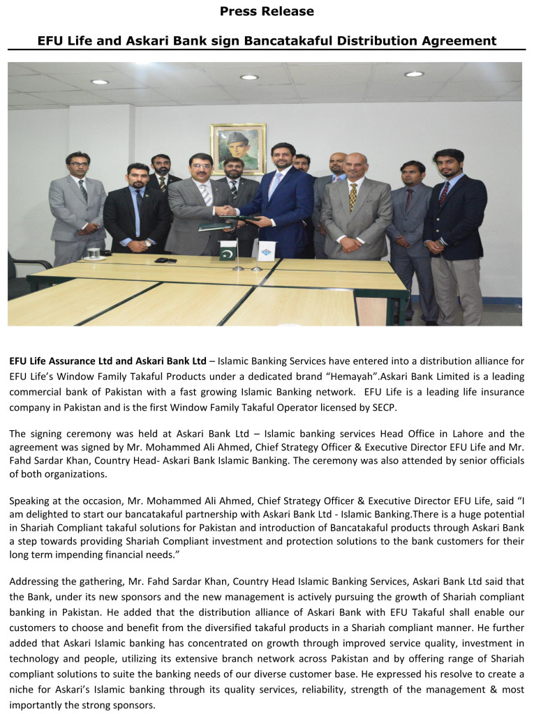 Press Release Askari Bank